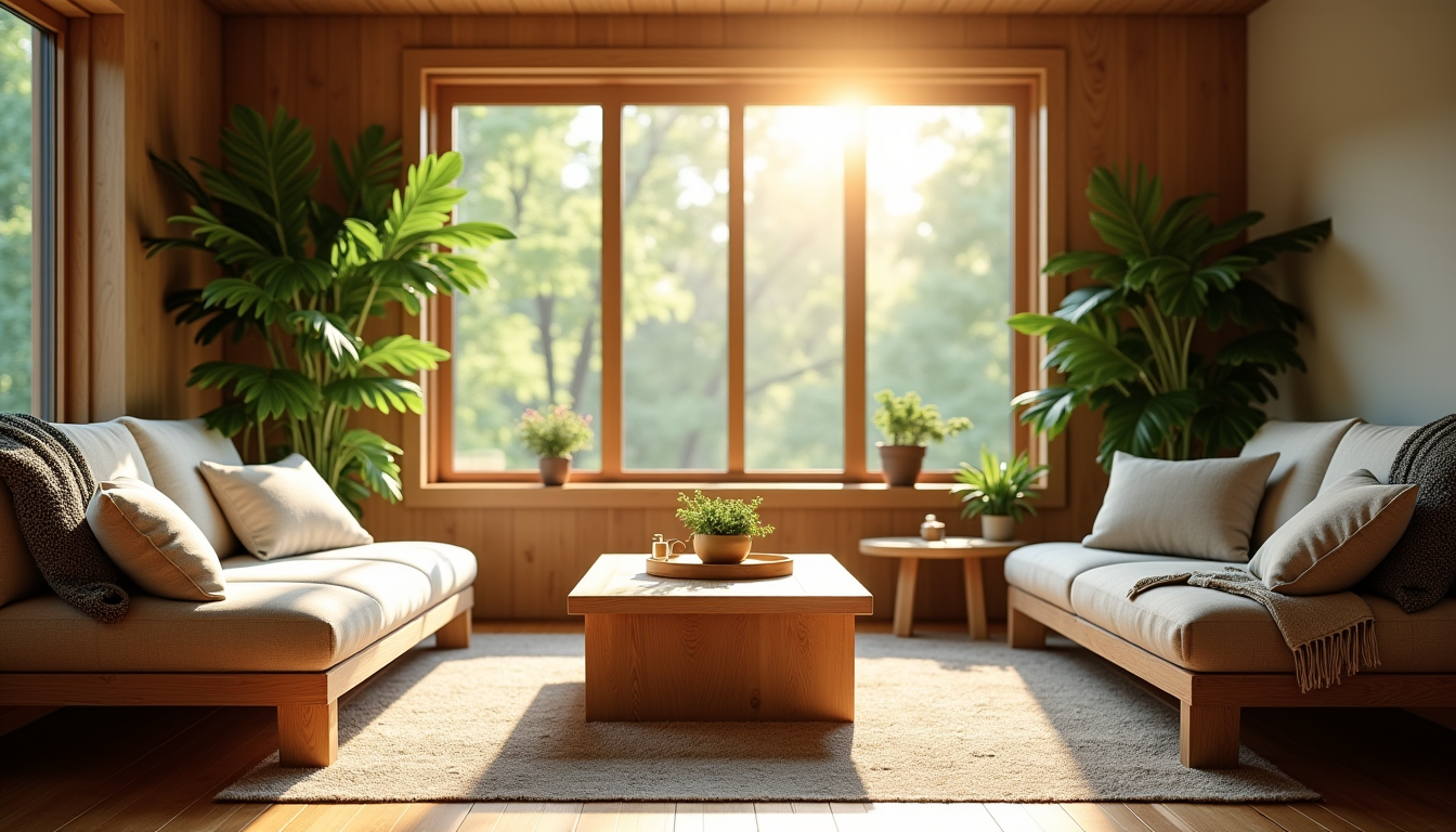 créer un cocon zen chez soi avec des éléments naturels — ces matériaux, par leur aspect et leur toucher,