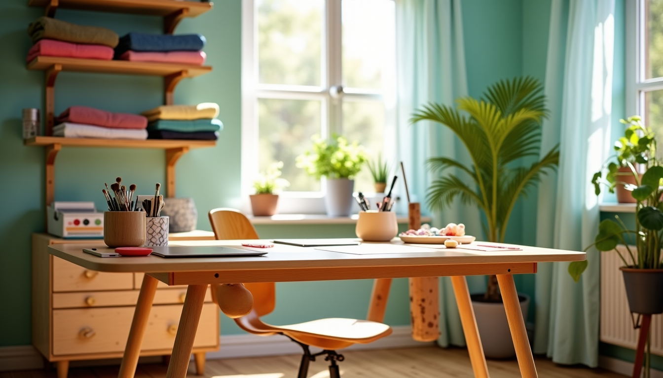 aménager un atelier maison créatif et fonctionnel ? — pensez également aux outils spécifiques et aux matériaux