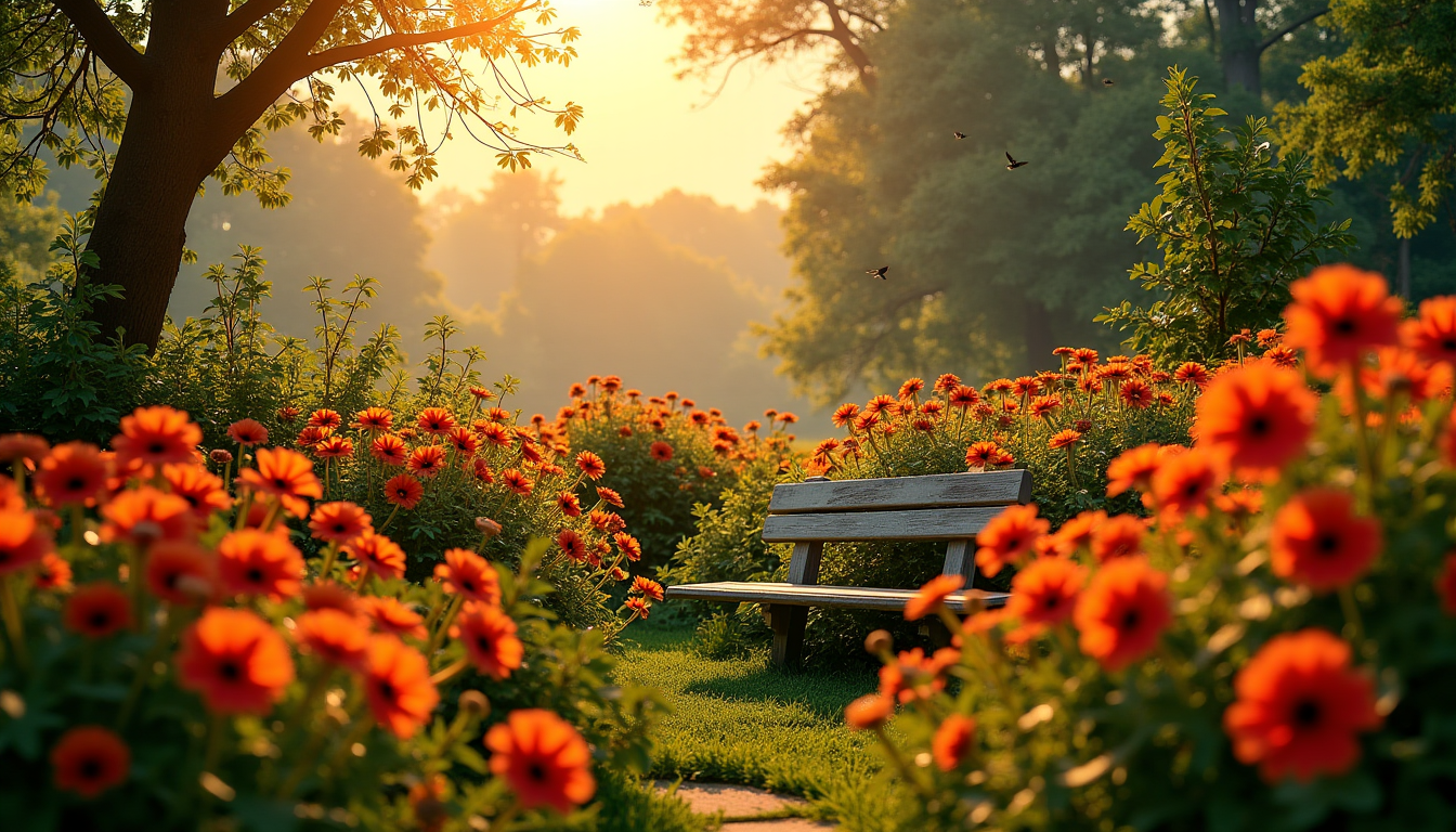 Illustration : les couleurs ont un impact puissant sur l'ambiance — astuces pour un jardin accueillant et harmonieux