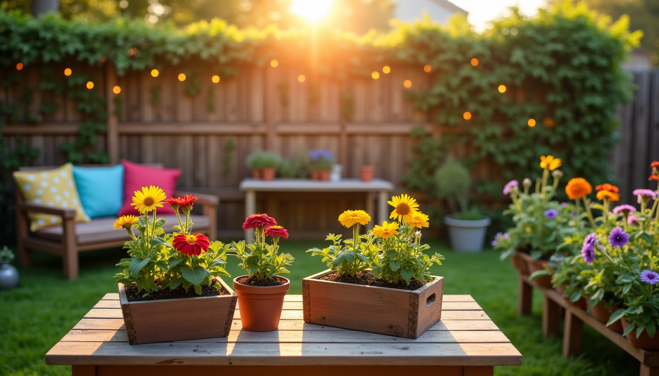 idées créatives pour un jardin plein de charme — l'approche du "do it yourself" (diy) offre une