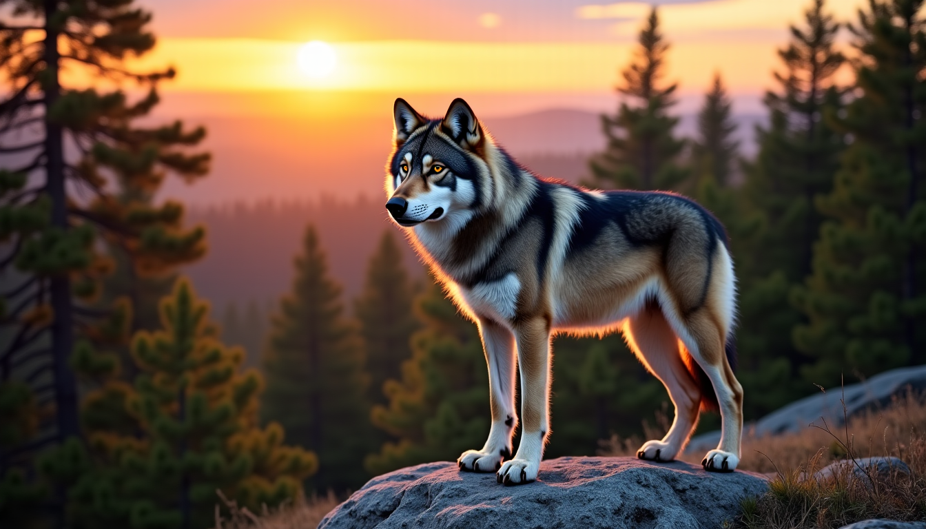 Illustration : "le loup ne se soucie pas de l'opinion — les loups fascinent-ils tant notre imaginaire ?