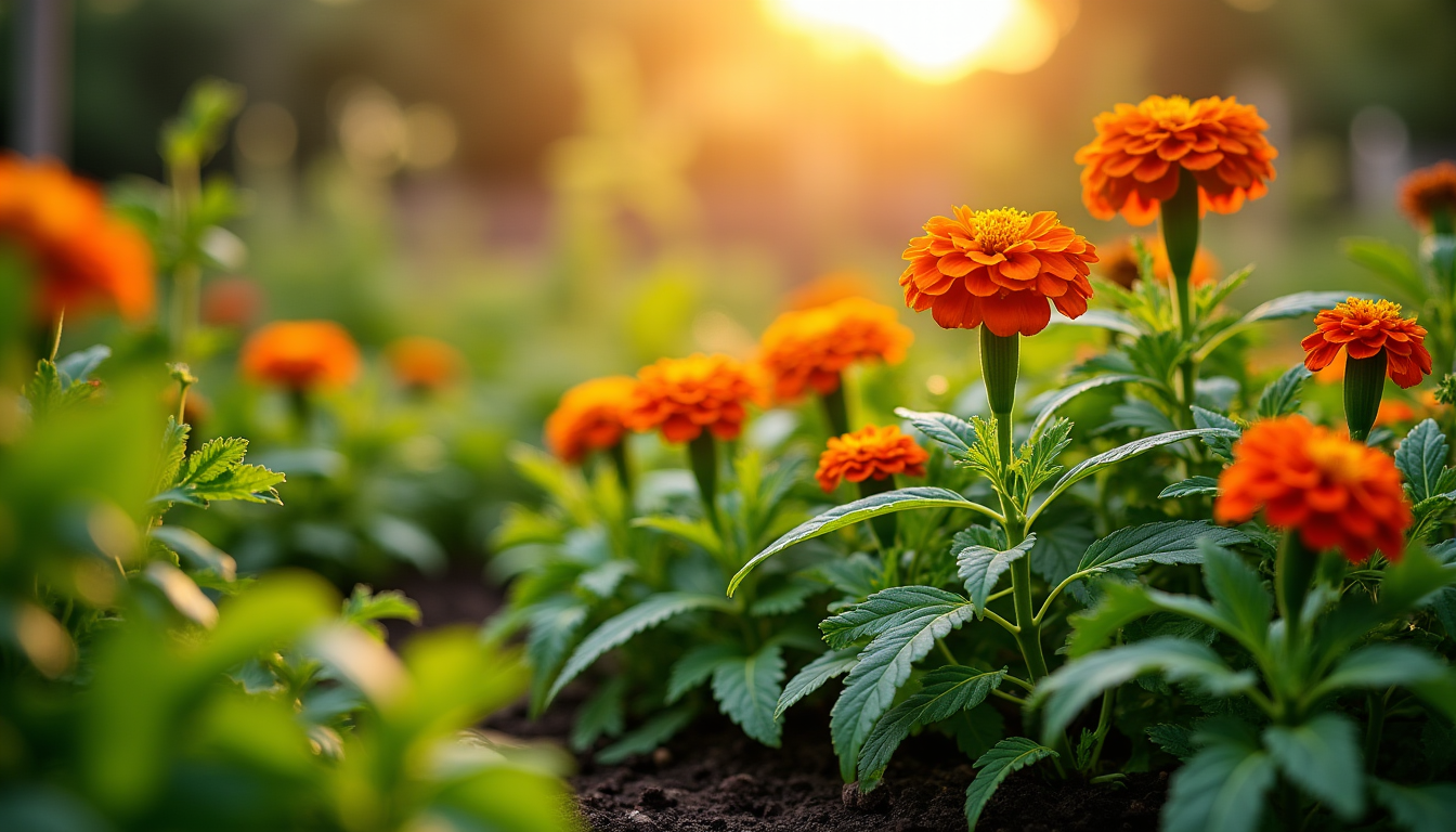 cultivez un paradis écologique dans votre jardin — ines sont connues pour repousser les nématodes, protégeant