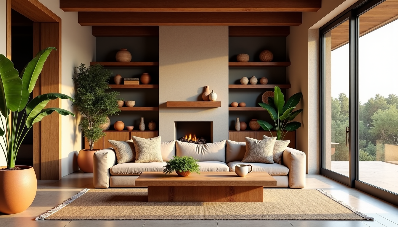 idées créatives pour sublimer votre intérieur — e bois massif, la pierre ou la terre