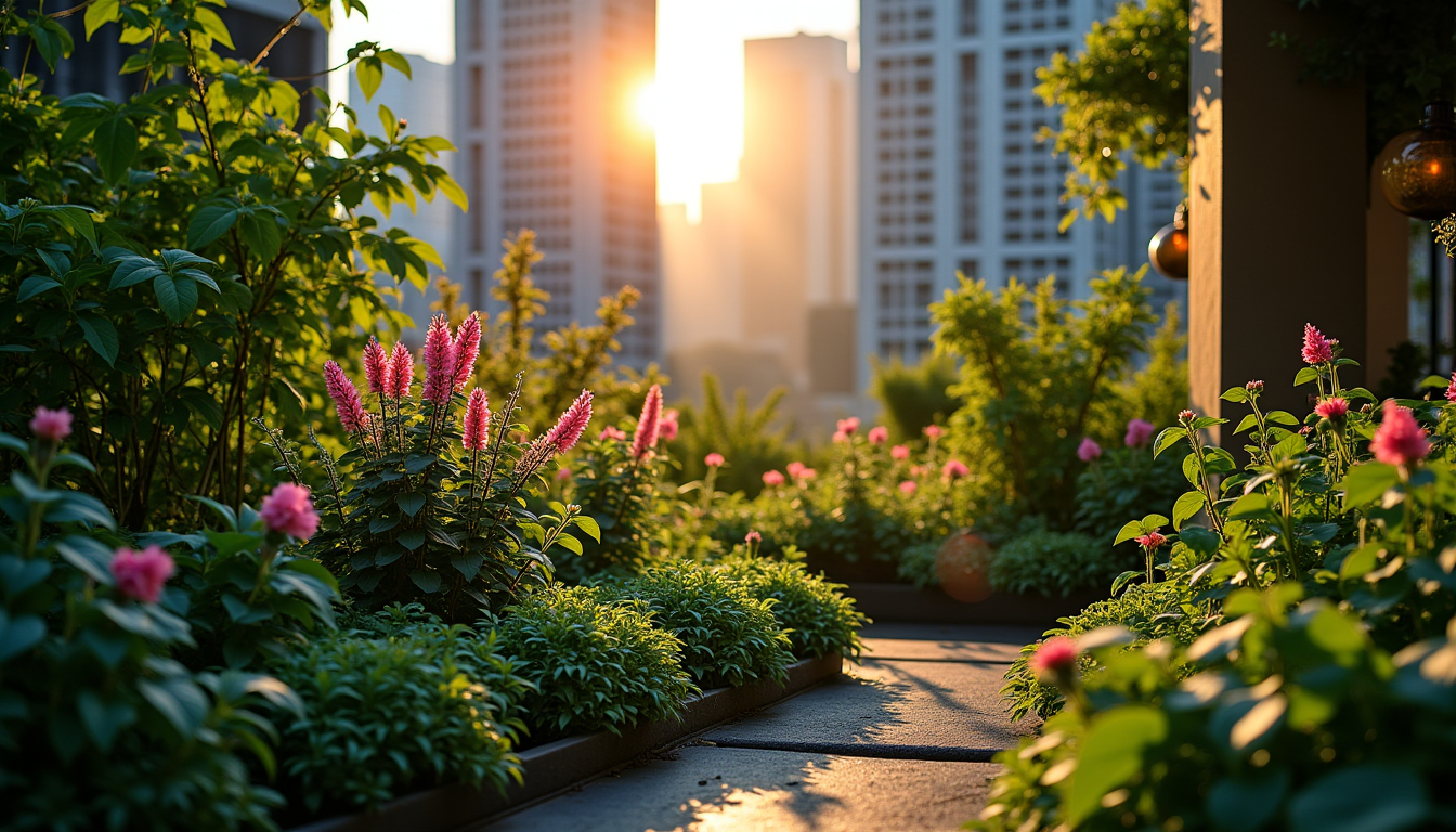 Illustration : la gestion de la lumière et de l'ombre — secrets pour un jardin luxuriant et durable