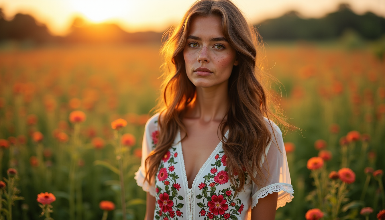 adopter un style bohème chic féminin au quotidien sans en faire trop ? — associez-le à une blouse fluide brodée, à un