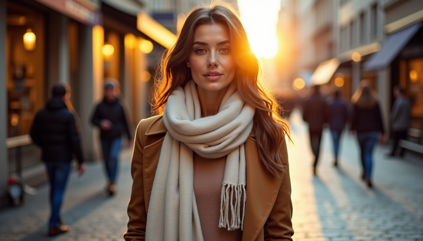 écharpe femme choisir pour allier douceur, confort et élégance ? — aleureux et authentique, s'intégrant parfaitement dans des tenues
