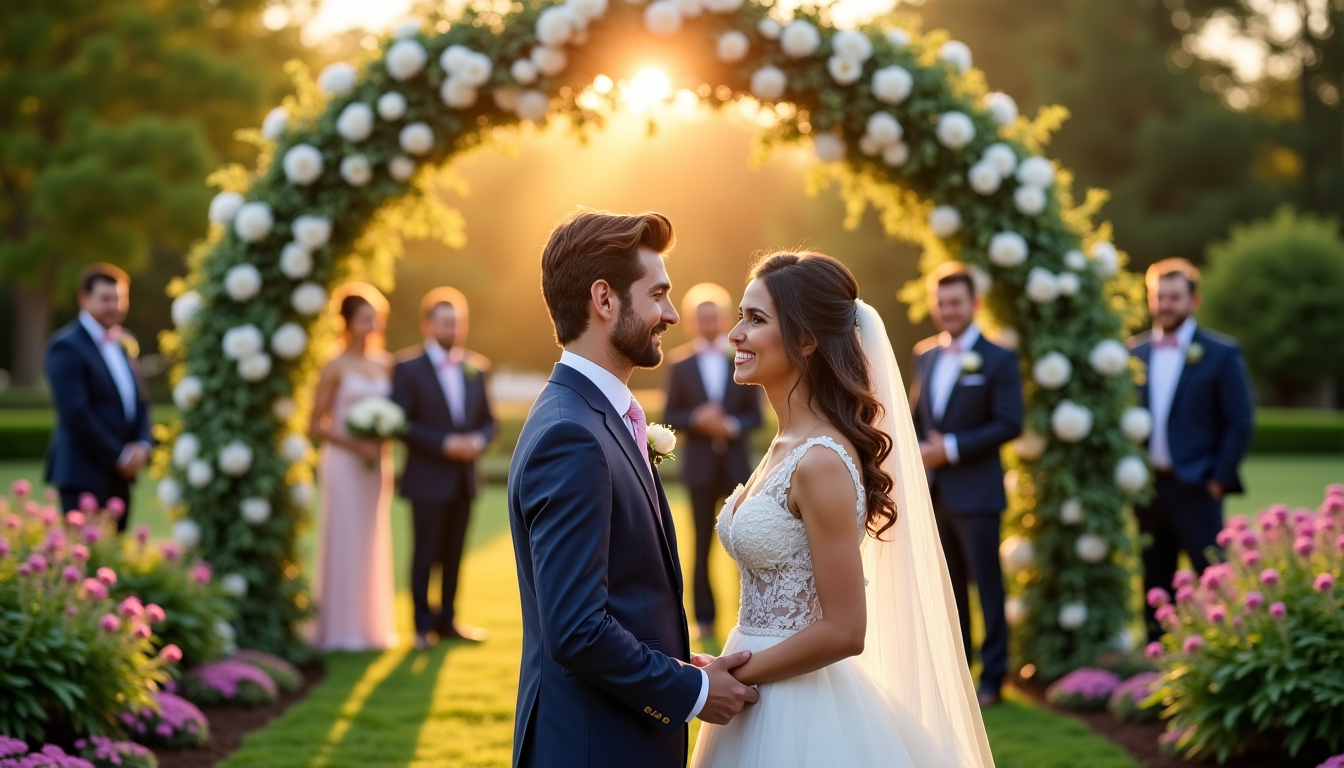 Illustration : le jour j est le couronnement de tous — secrets pour un mariage organisé sans stress