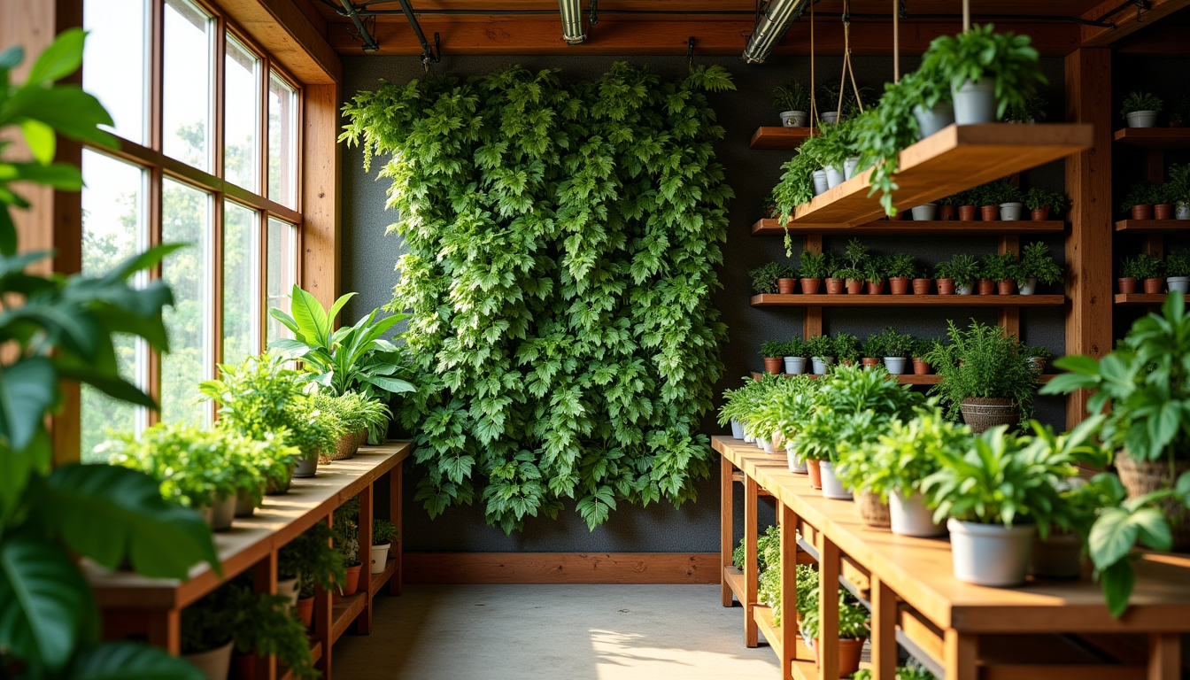 créer un coin de nature chez soi avec un atelier jardinage — met l'installation de murs végétaux, de suspensions ou