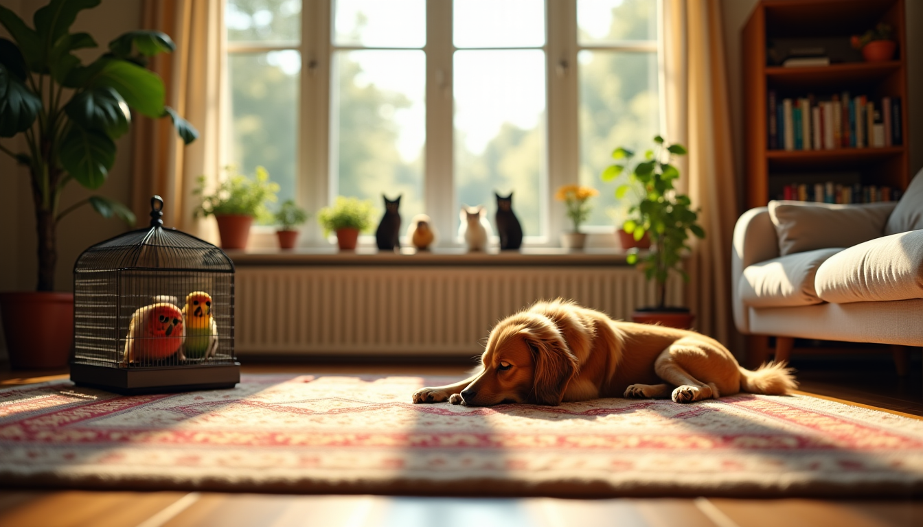 animaux et la maison : vivre ensemble harmonieusement — s. chaque animal doit disposer de zones de