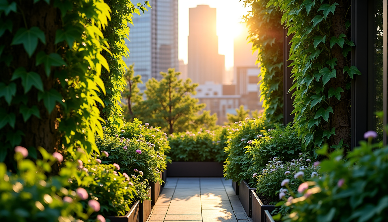 secret des jardins en pleine ville — rimpantes permet également de maximiser la surface cultivable
