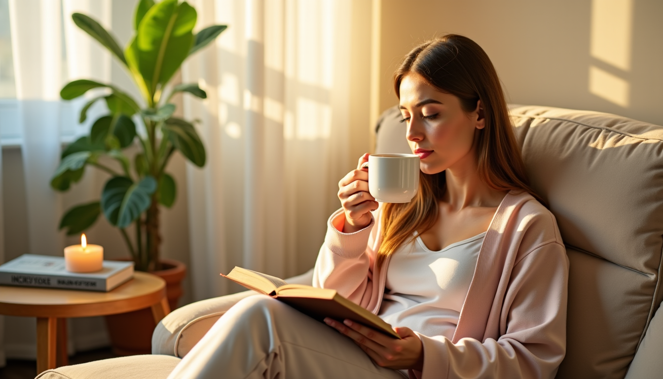Illustration : ces rituels agissent comme des ancres, vous aidant — art de vivre : 3 astuces pour un bien-être au quotidien