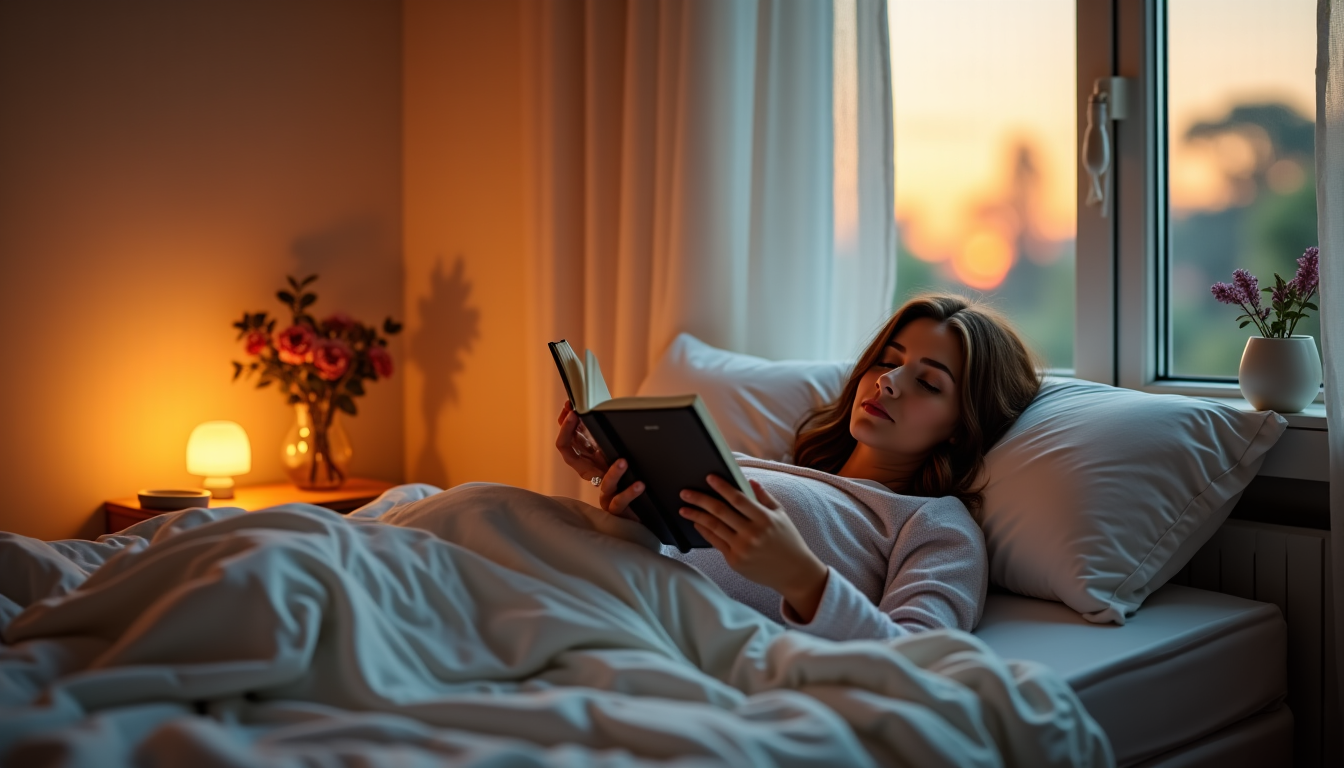 Illustration : écrans au moins une heure avant de dormir. — astuces pour rayonner : beauté et bien-être au quotidien