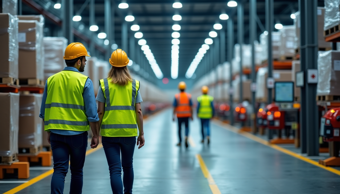 Illustration : accidents, amélioration des conditions de travail, respect des — l’essor de l’iot dans les secteurs industriels et logistiques