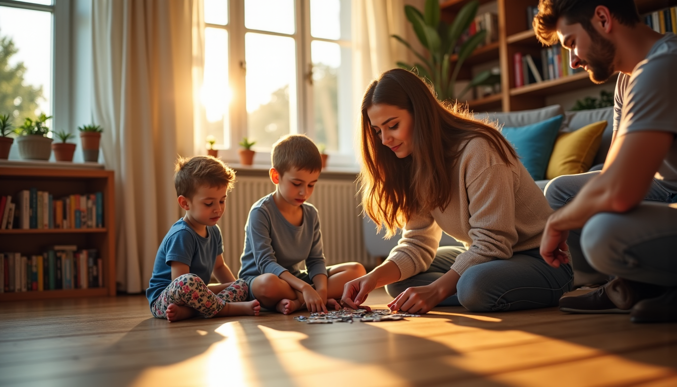 Illustration : l'environnement dans lequel se déroulent les moments de — instaurer des moments de qualité dans une famille occupée ?