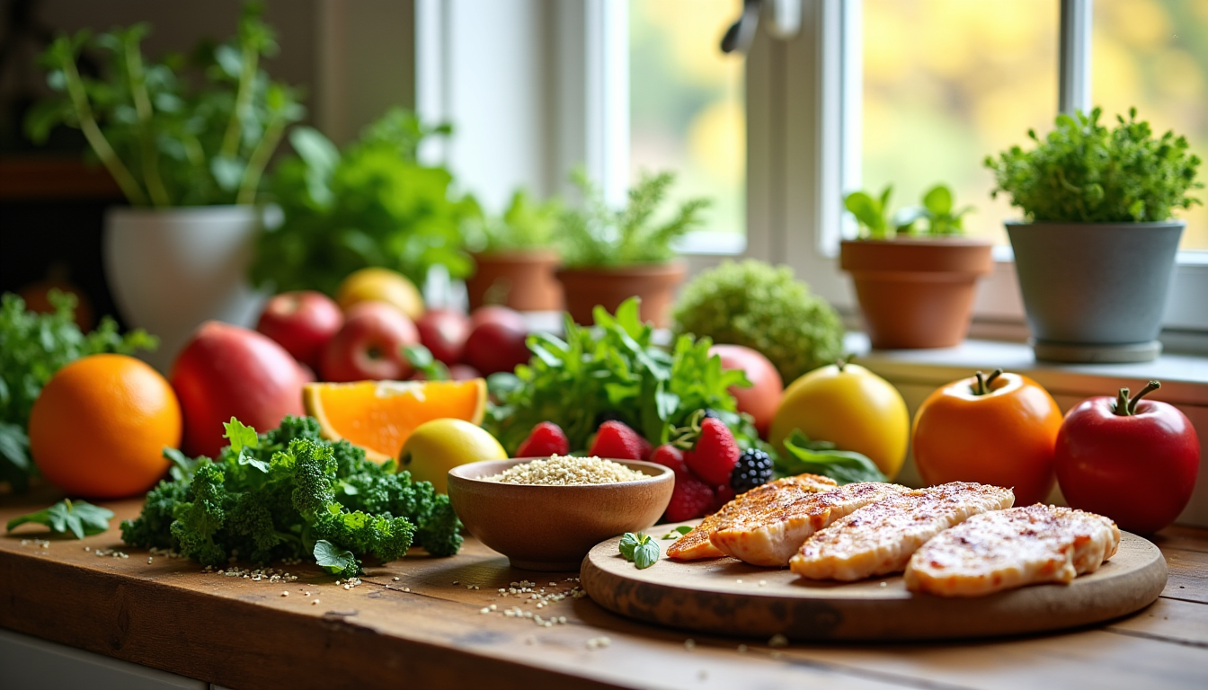 améliorer sa vie grâce à une alimentation équilibrée — « une alimentation saine et variée est le