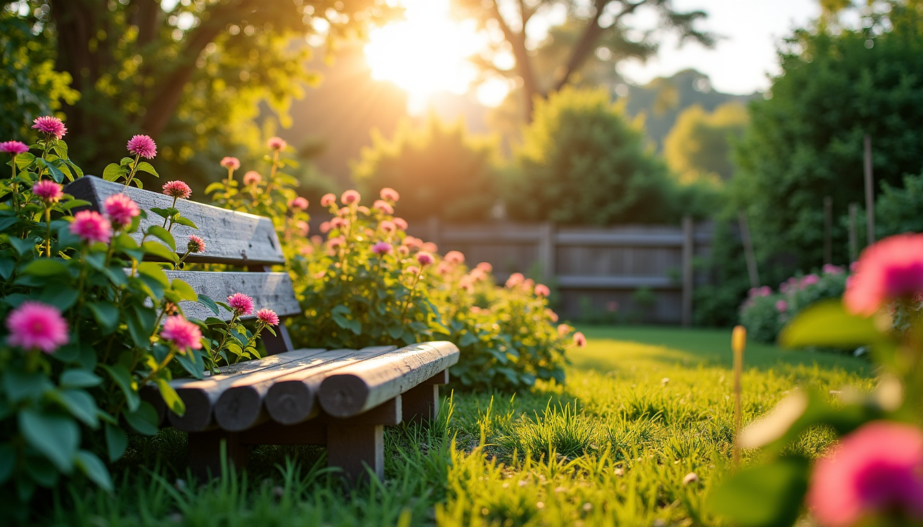 créer un havre de paix avec votre propre jardin — le choix des plantes est fondamental. optez pour