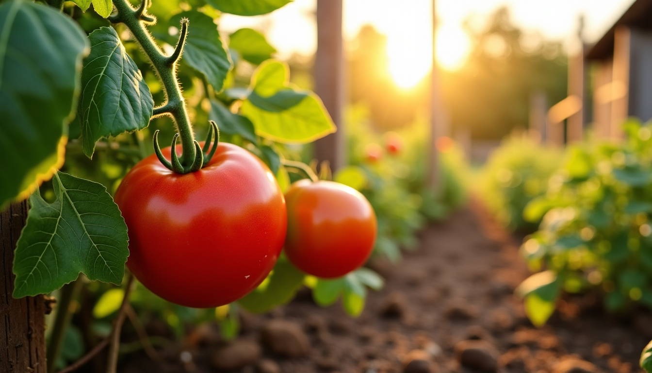 Illustration : pour des tomates plus sucrées, par exemple, assurez-vous — cultivez votre potager pour des recettes savoureuses