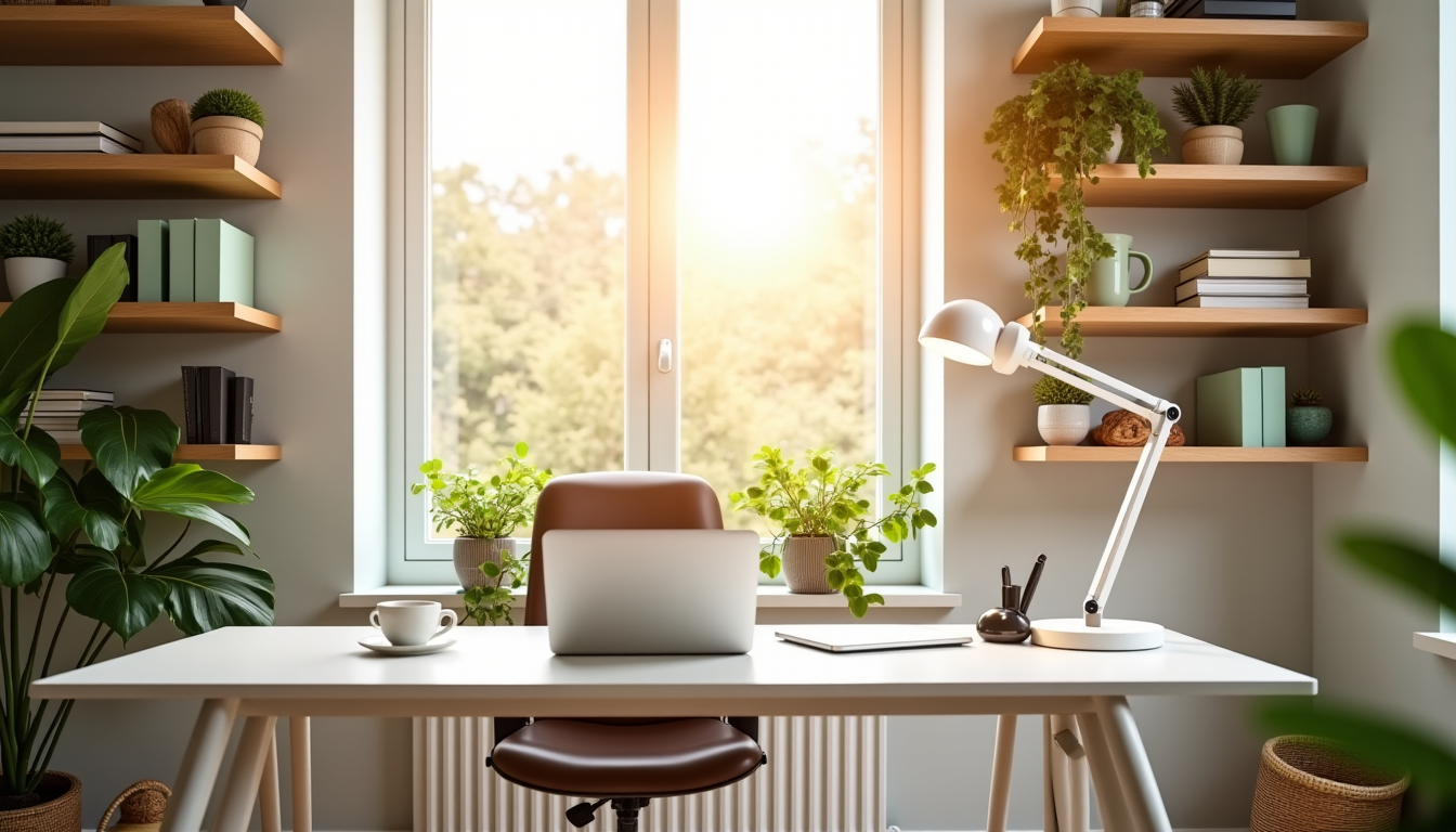 déco intérieure : idées créatives pour transformer votre espace — optimisation de l'espace, organisation verticale, environnement de travail