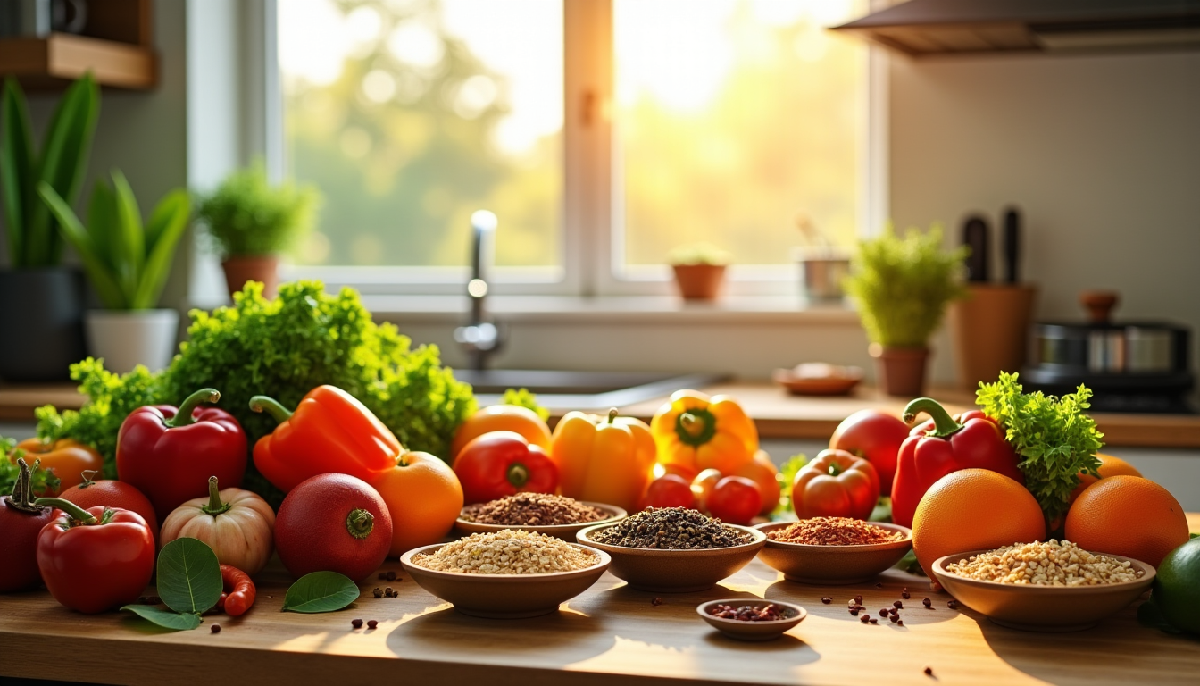 secrets d'une alimentation équilibrée au quotidien — lation de la glycémie fruits, légumes, céréales complètes,