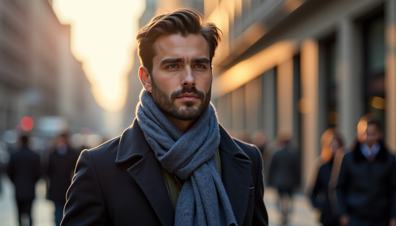 Illustration : c'est la façon la plus rapide et la — les belles écharpes artisanales pour hommes font toute la différence ?