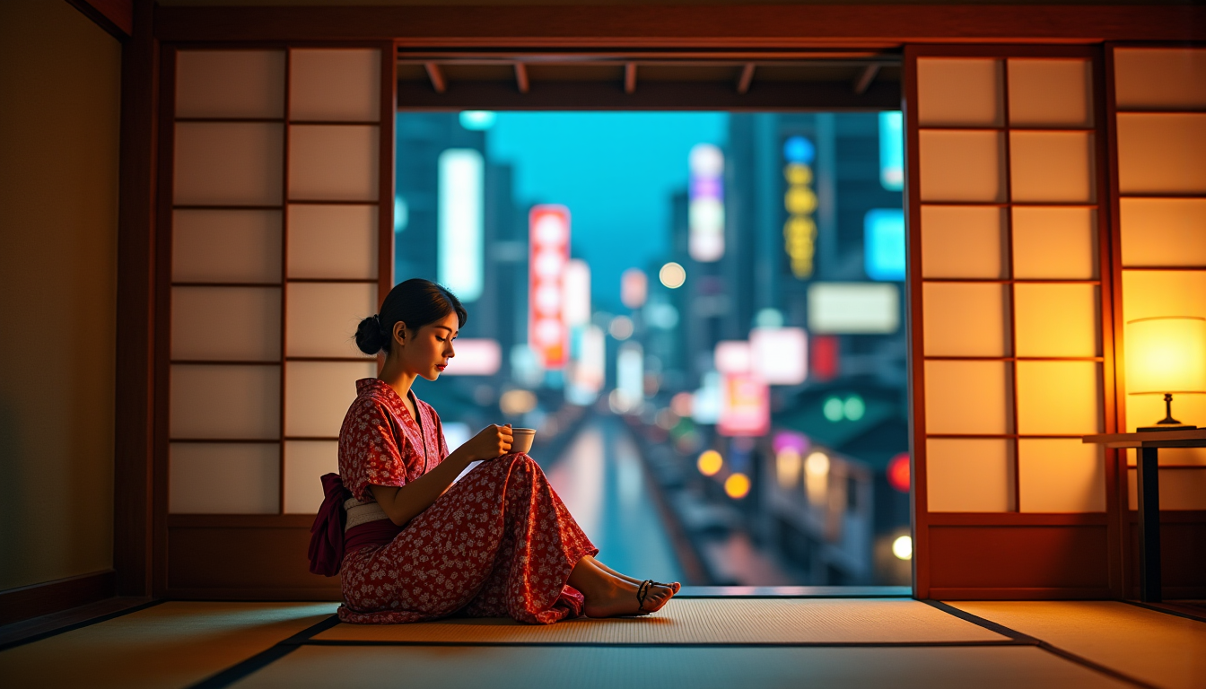 Illustration : observer et s'adapter à ces coutumes enrichira considérablement — circuit de 10 jours au japon entre auberges traditionnelles et villes incontournables
