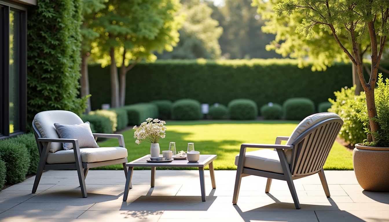 bien choisir son salon de jardin : le guide pour un extérieur confortable — bien que moins "nobles" que d'autres matériaux, les
