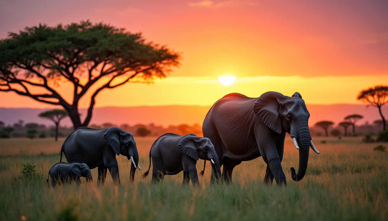 Illustration : sion totale dans une nature somptueuse et préservée, — safaris en afrique : alternatives moins connues aux destinations classiques