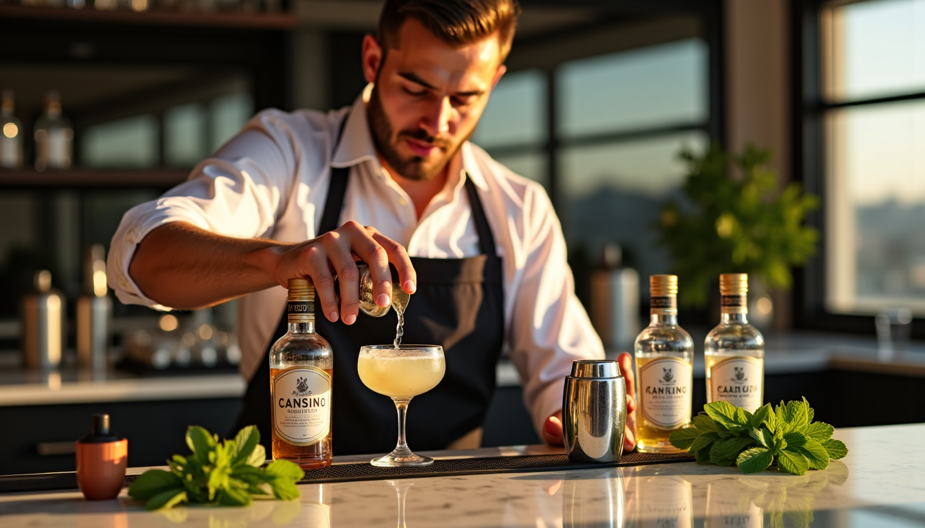 Illustration : le gin est l'épine dorsale du casino. expérimentez — réussir la recette du cocktail casino à la maison comme un expert ?