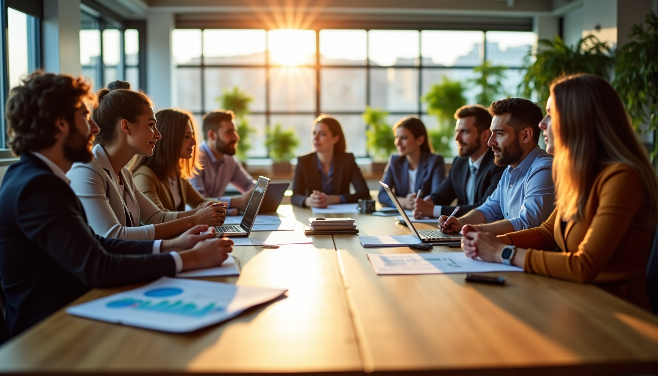 Illustration : gestion hiérarchique leadership inclusif et gestion du changement — nouvelles tendances de la gestion des talents en 2026 et le rôle de la formation