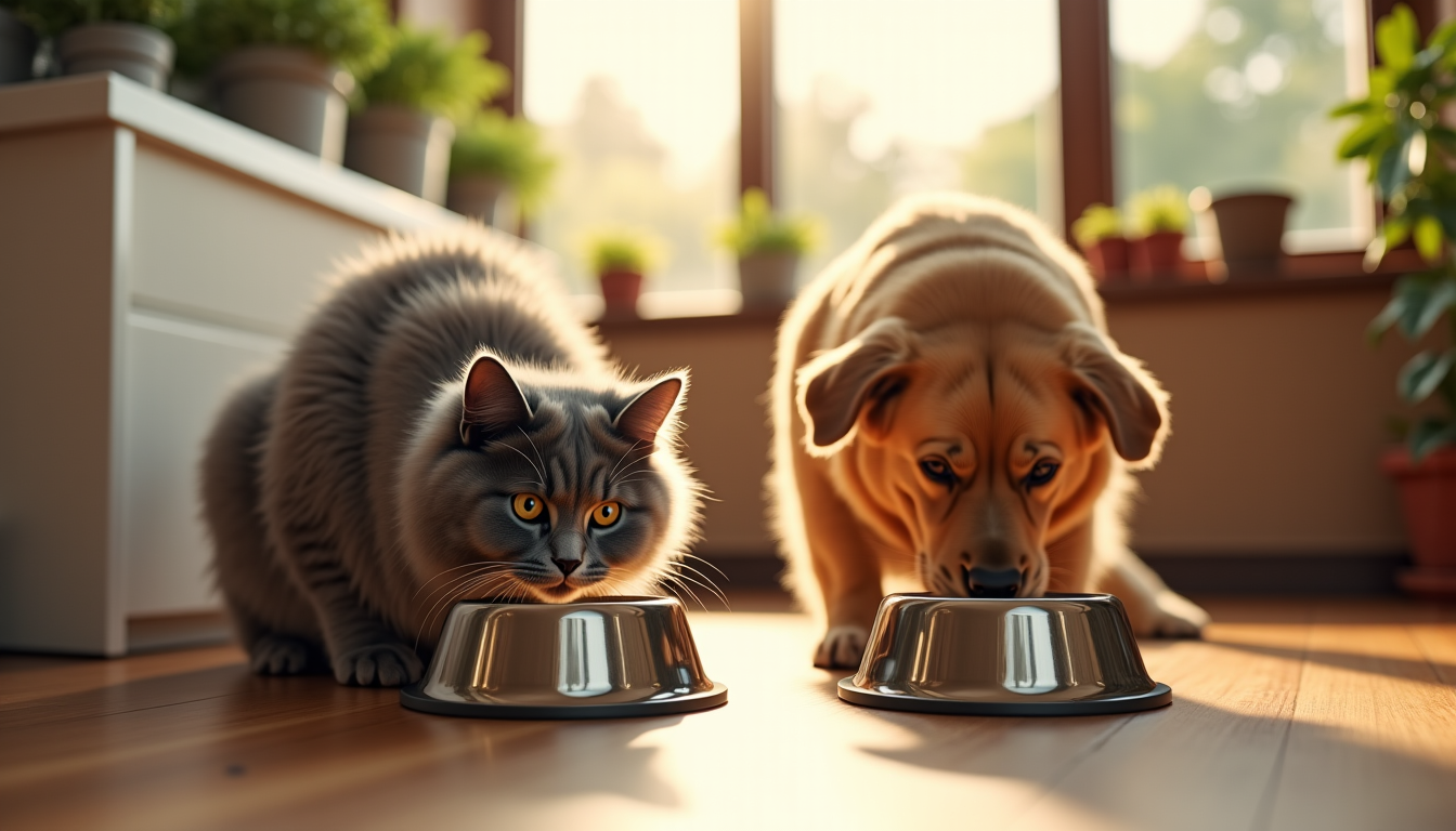 Illustration : l'eau est le nutriment le plus vital. assurez-vous — nourrir vos animaux de manière équilibrée ?