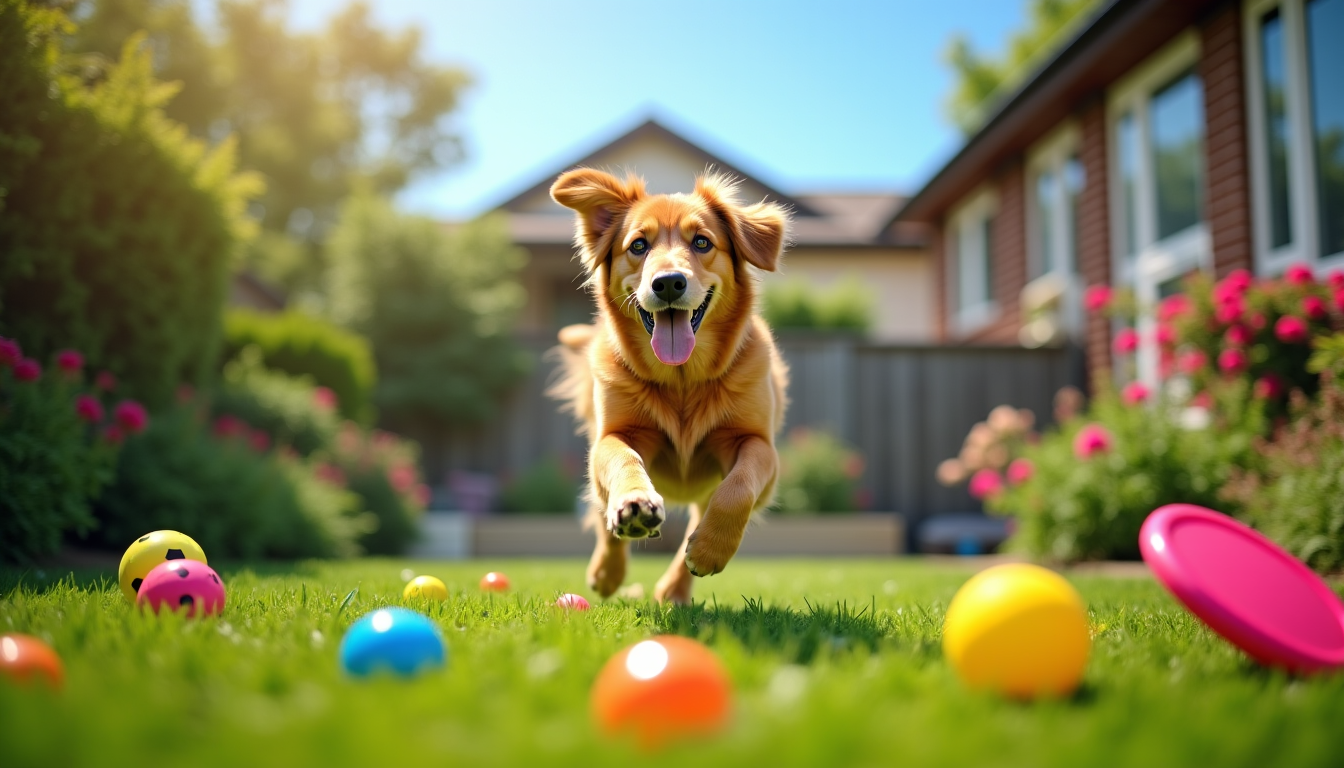 prendre soin de la santé canine : conseils essentiels — un environnement stimulant, avec des jouets variés et