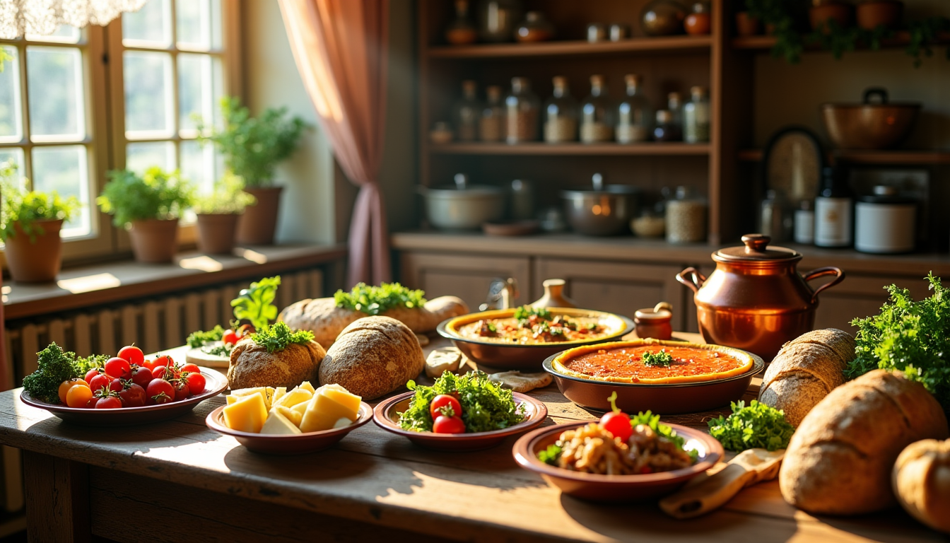 explorons les saveurs uniques de la cuisine française — la france est un patchwork de paysages et