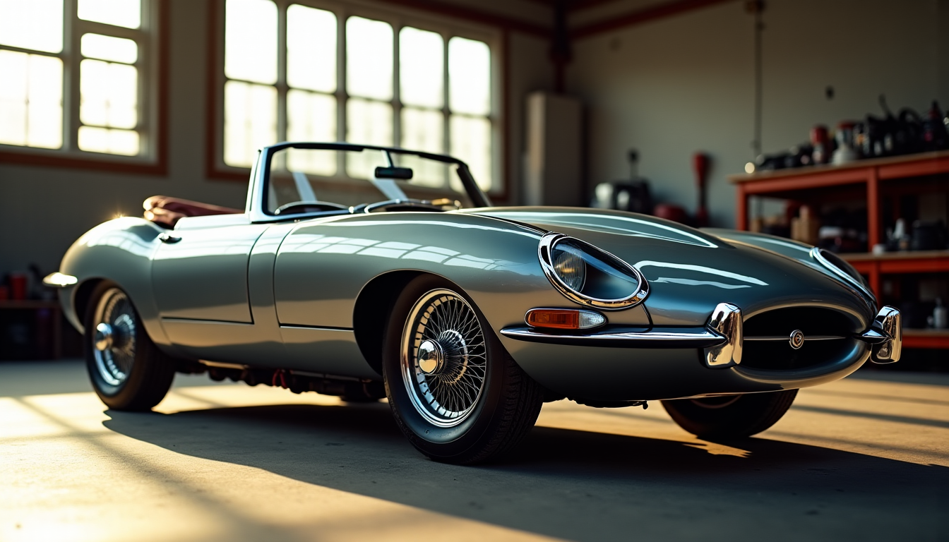 Illustration : la type e est équipée d'un système de — trouver une jaguar type e d'occasion sur carjager : le guide pour faire le bon choix