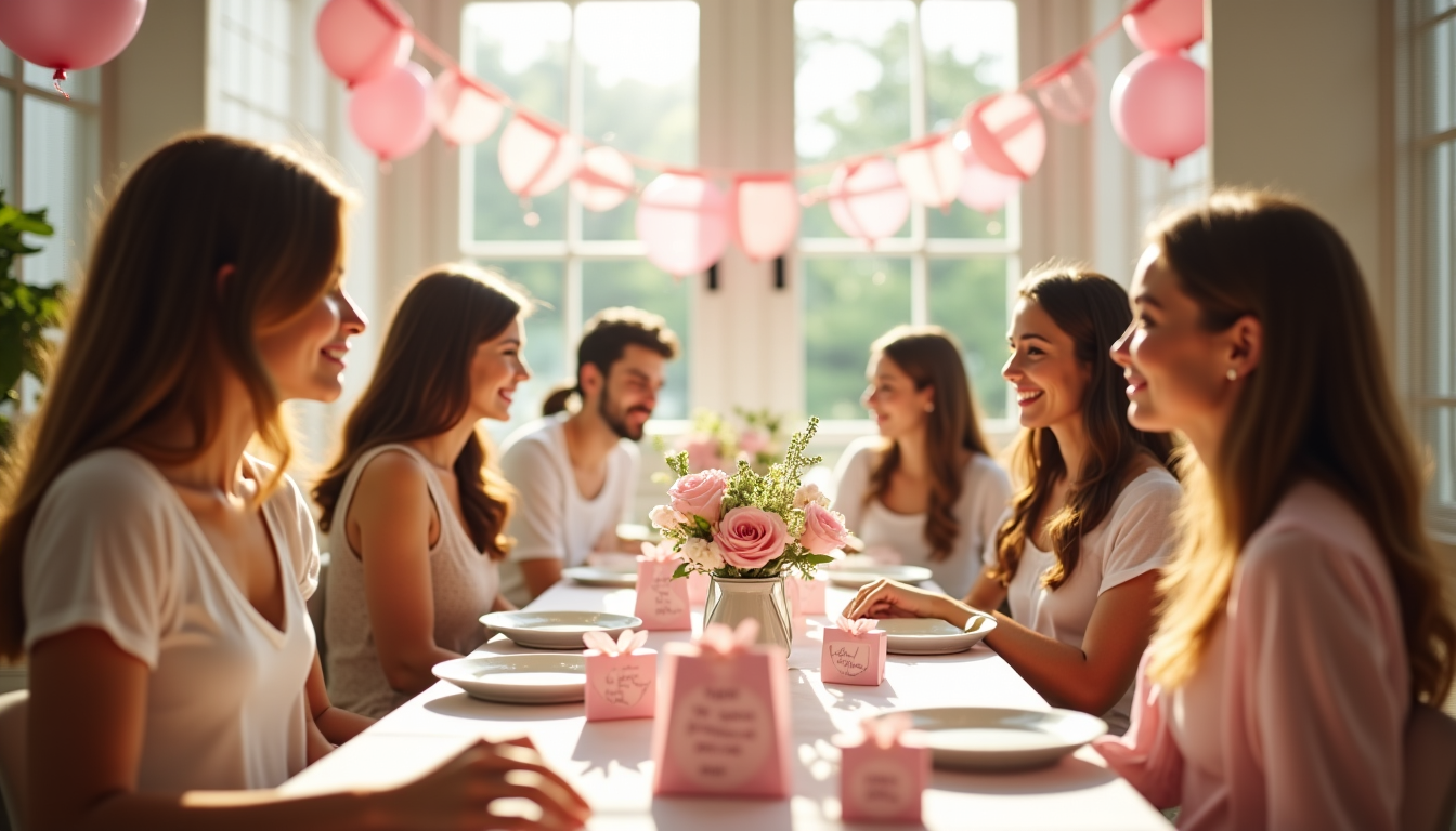 Illustration : une petite étiquette de remerciement manuscrite rendra le — meilleures idées pour organiser une baby shower originale