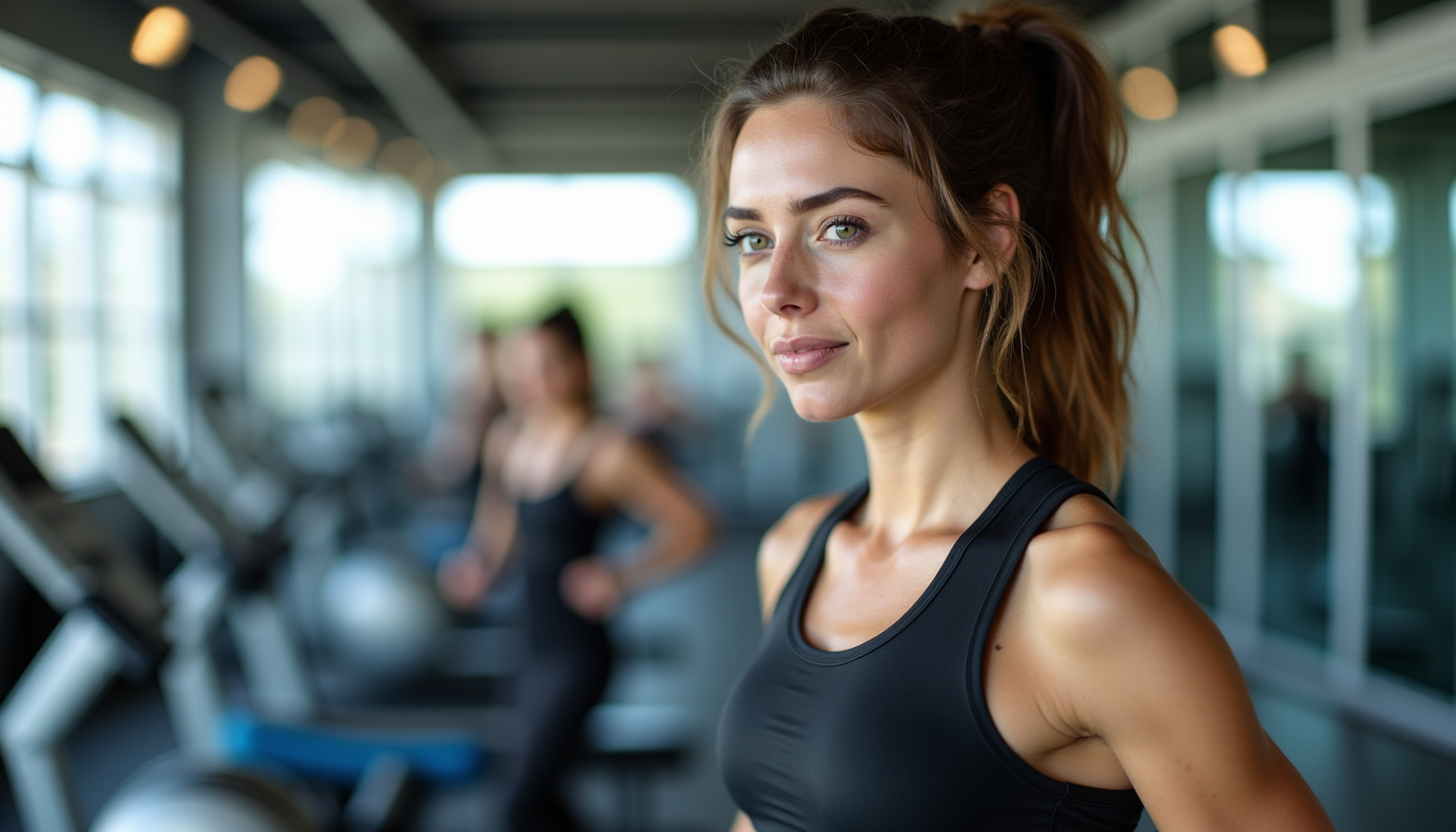 Illustration : rinéales. ces ajustements garantissent une posture correcte et — équipements qui optimisent le confort pendant les séances de sport
