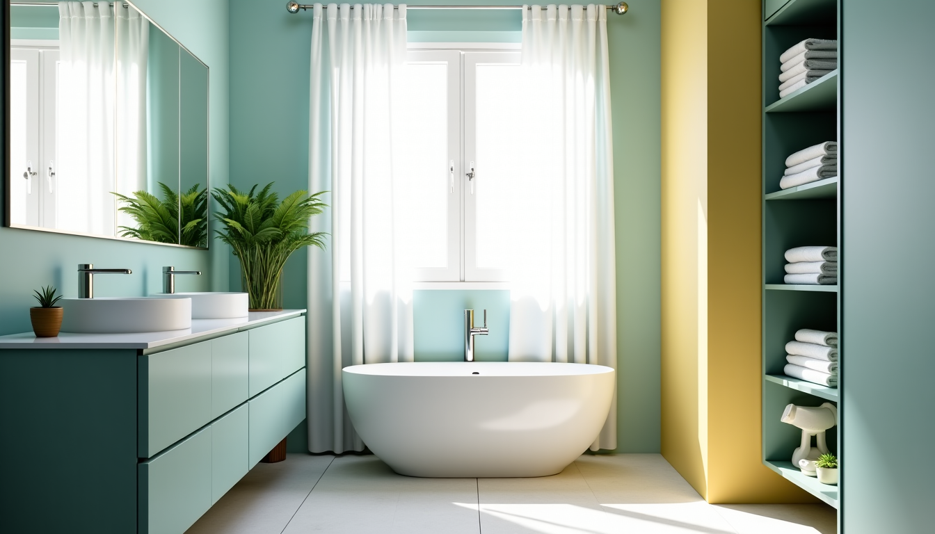 couleurs idéales pour agrandir visuellement les petites salles de bain — me des éléments de mobilier peut transformer radicalement