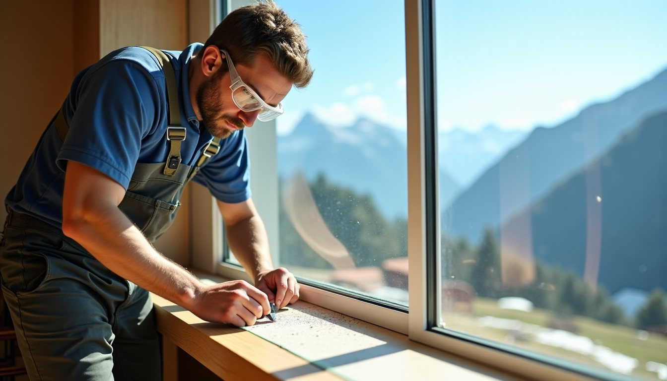 Illustration : "l'installation d'un double vitrage est un projet qui — bien choisir son vitrier en suisse pour installer du double vitrage ?