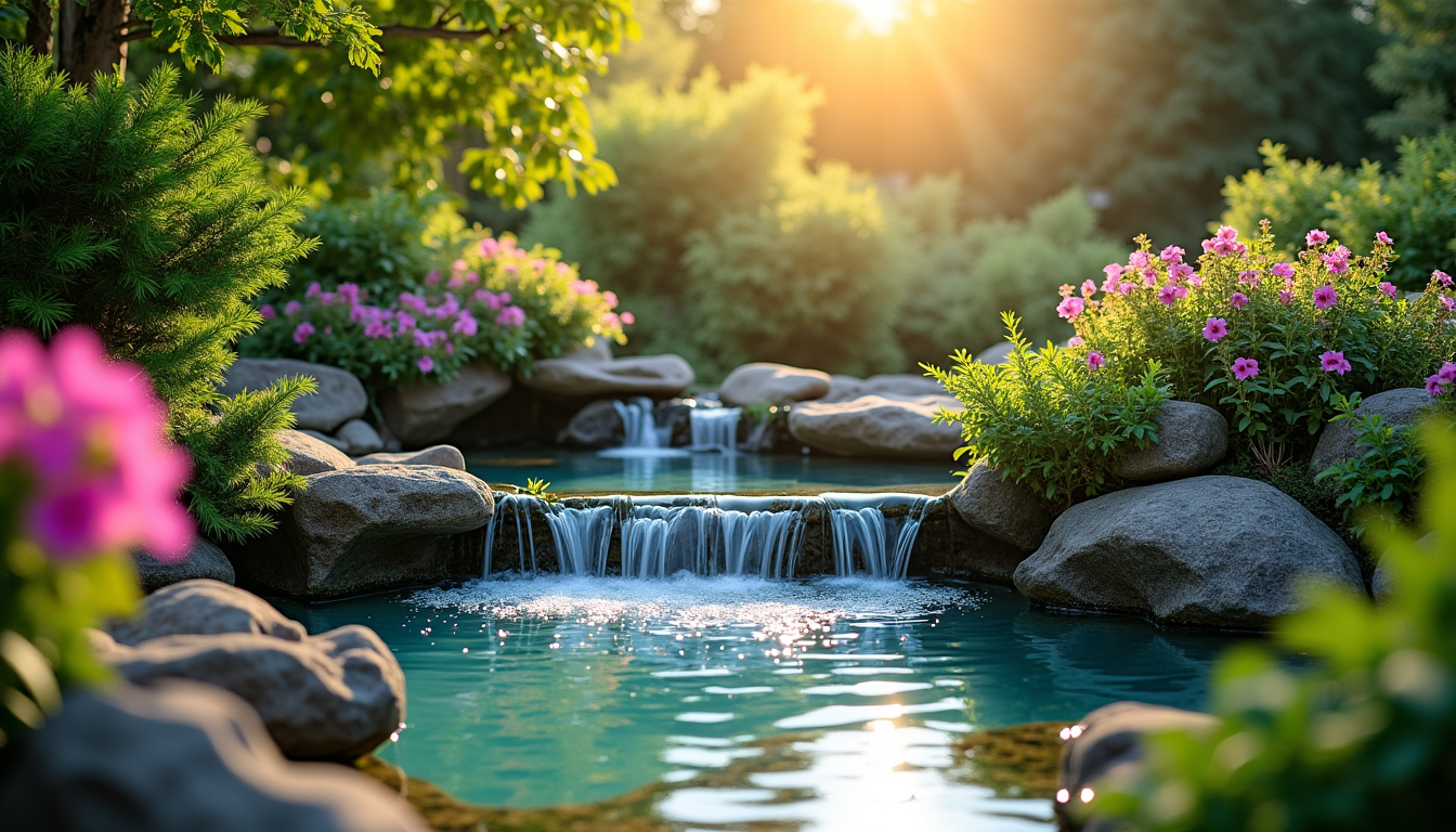 idées créatives pour transformer votre jardin en oasis — le son doux de l'eau qui s'écoule ou