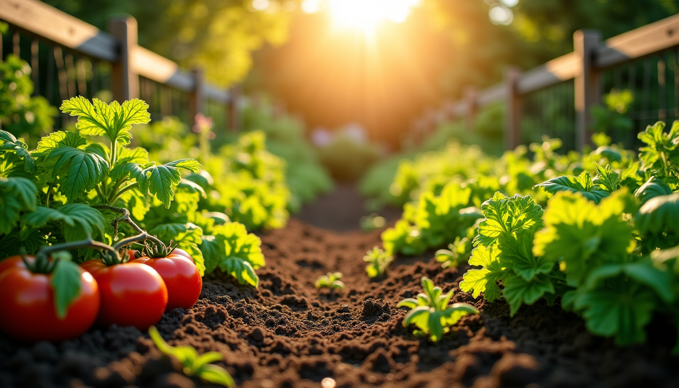 cultivez un potager harmonieux et écologique chez vous — l'ensoleillement est le facteur le plus important. la