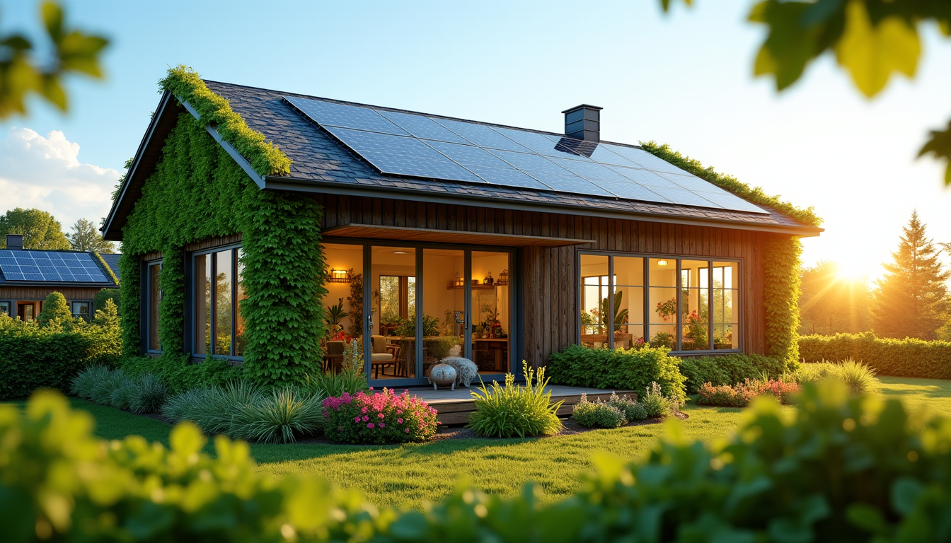 Illustration : la sélection des matériaux de construction et de — astuces pour rendre votre maison plus éco-responsable