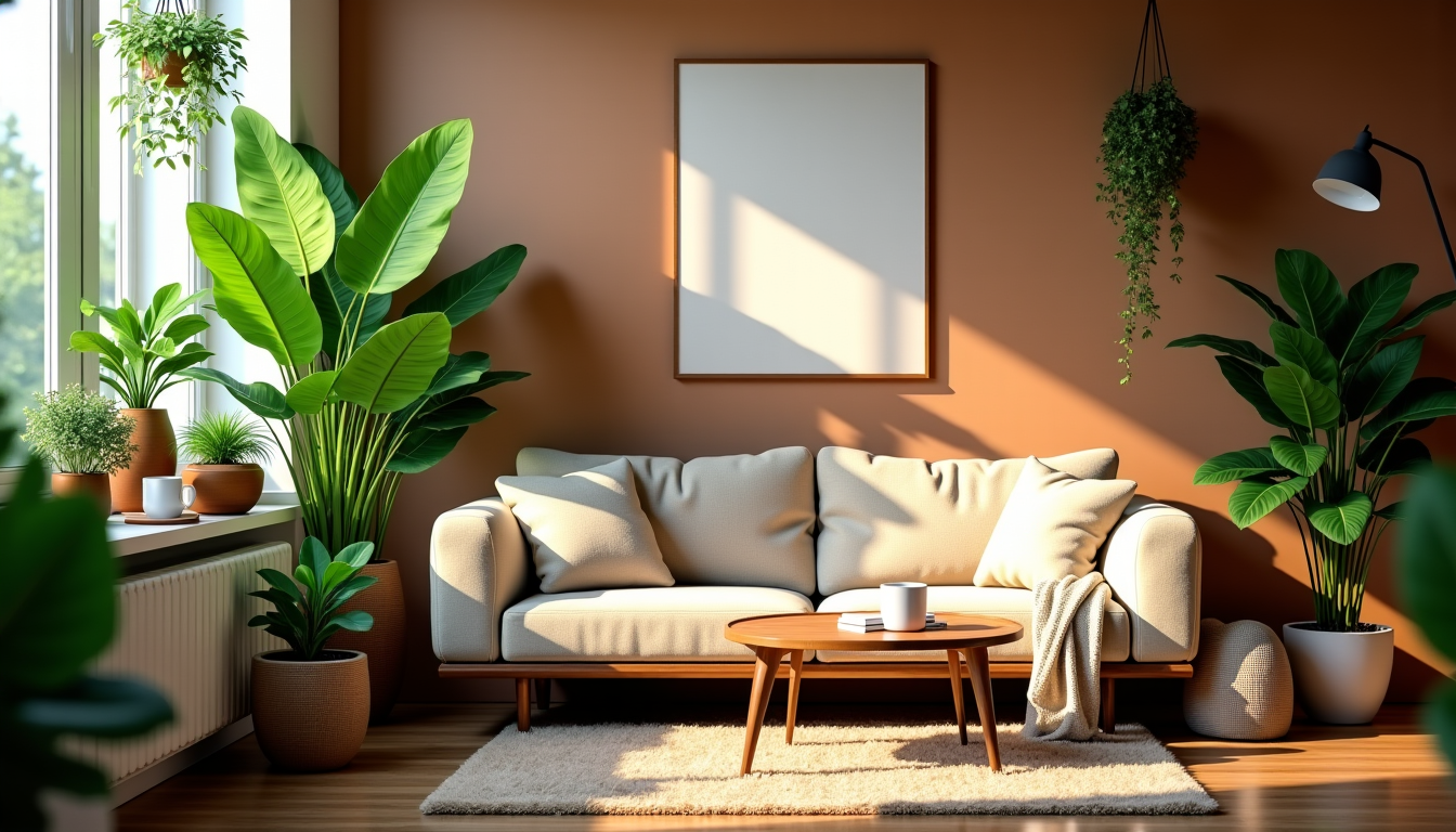solutions discrètes pour améliorer le confort thermique à la maison — les plantes d'intérieur contribuent aussi à l'ambiance et