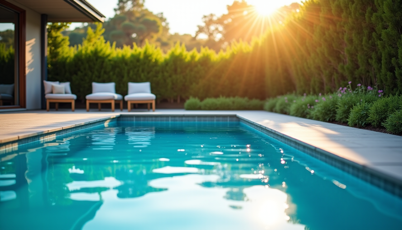 réduire la consommation d’eau et d’énergie d’une piscine ? — l'eau est une ressource précieuse, et la piscine
