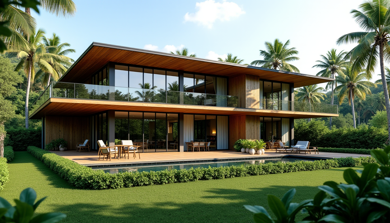 Illustration : une maison bioclimatique ne se contente pas de — concevoir une maison bioclimatique adaptée aux climats tropicaux (architecture)