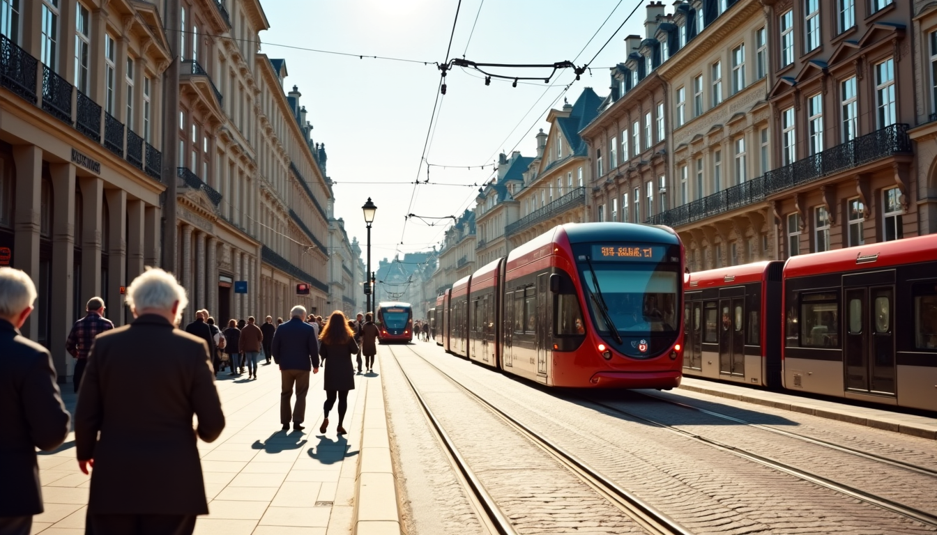 Illustration : les transports en commun de lille, avec son — nord : pourquoi lille est-elle devenue la destination favorite des retraités qui veulent concilier pouvoir d'achat et vie culturelle en 2026 ?