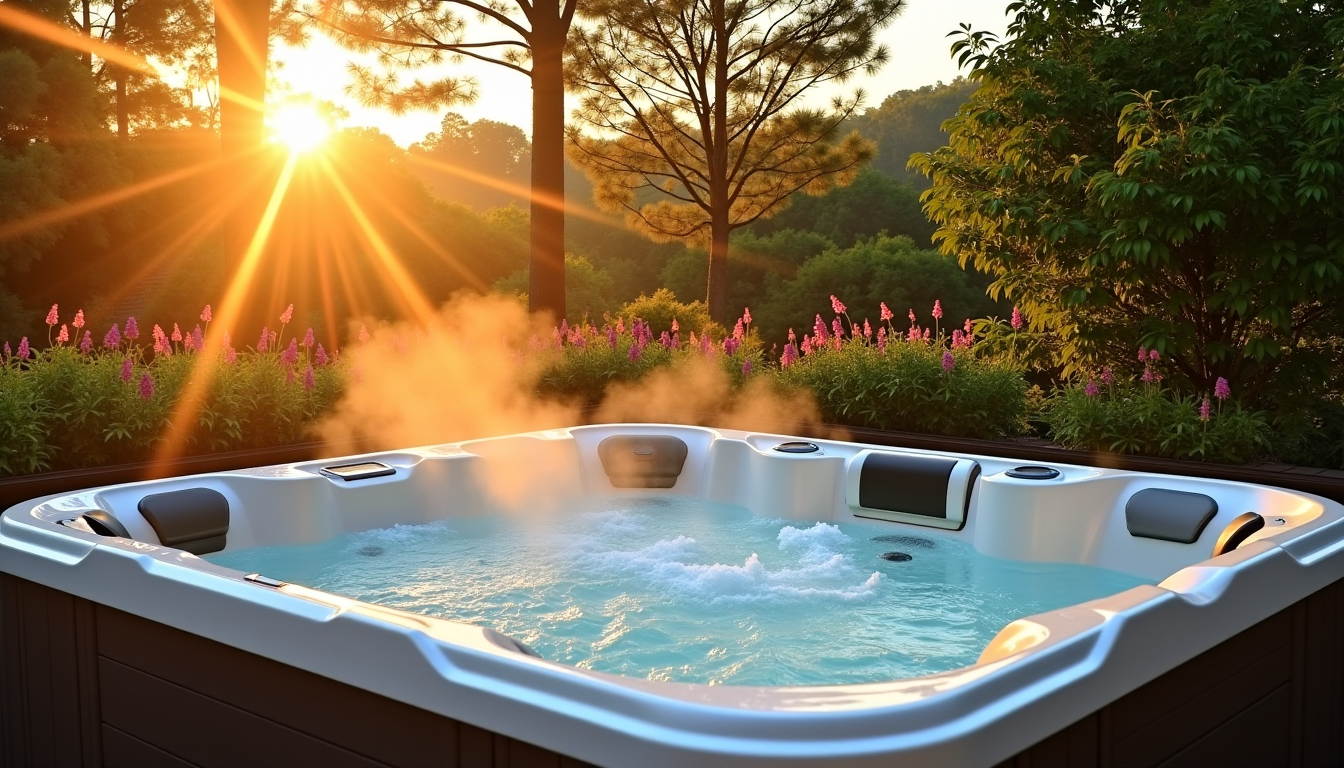 Illustration : "un spa bien entretenu est un spa qui — choisir le meilleur jacuzzi extérieur pour votre jardin ?