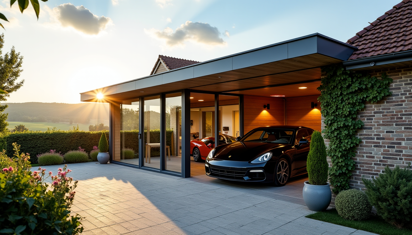 Illustration : au-delà de la protection du véhicule, le garage — carport ou garage : quelle solution pour protéger sa voiture dans le bas-rhin ?