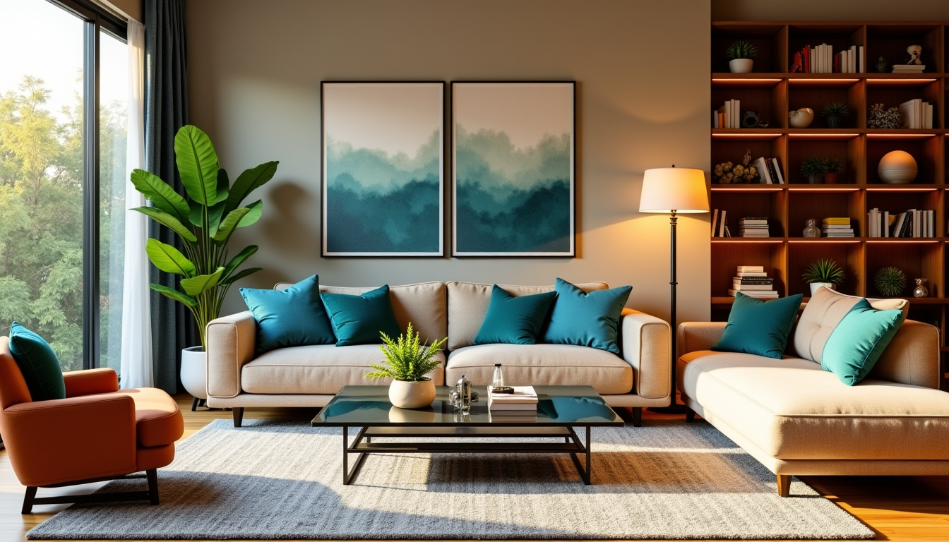 Illustration : votre intérieur doit être un refuge, un lieu — embellissez votre intérieur avec des idées créatives et simples