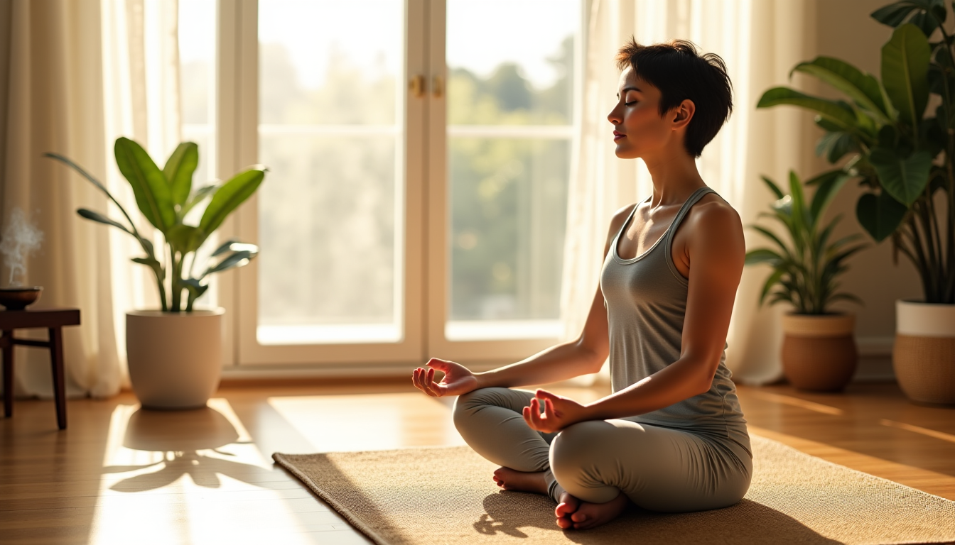 Illustration : pour intégrer la méditation efficacement dans votre vie — trouver la paix intérieure grâce à la méditation ?