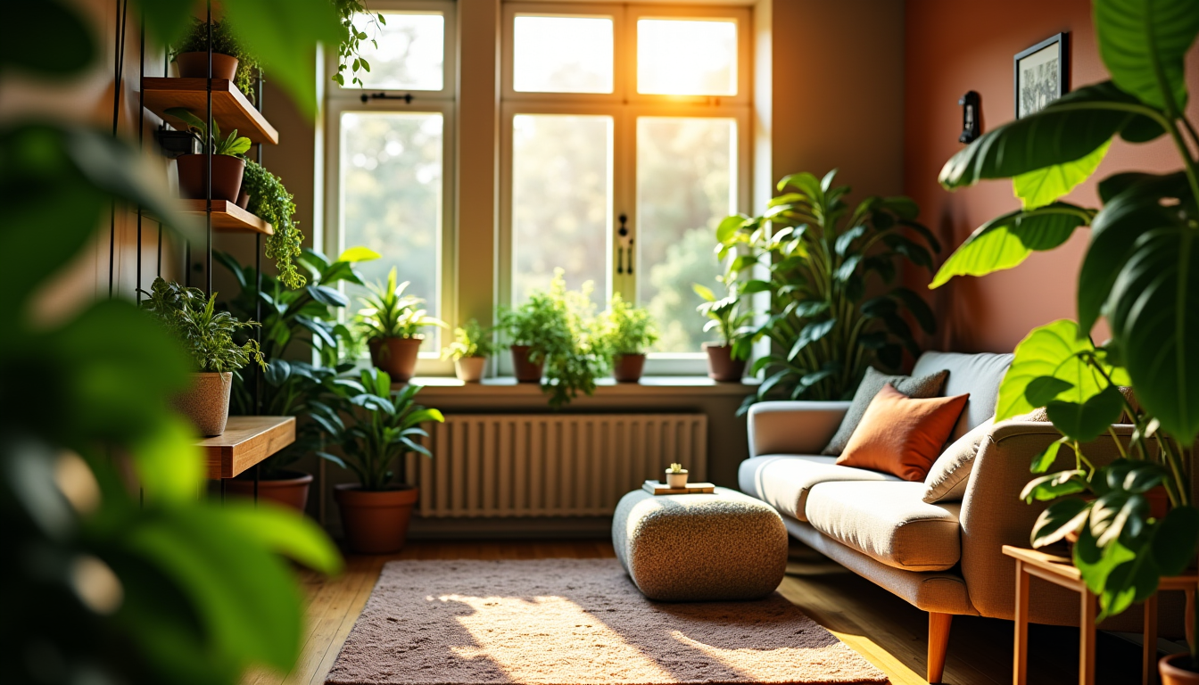 Illustration : les plantes d'intérieur sont de véritables atouts pour — magie du foyer : secrets d'une maison chaleureuse