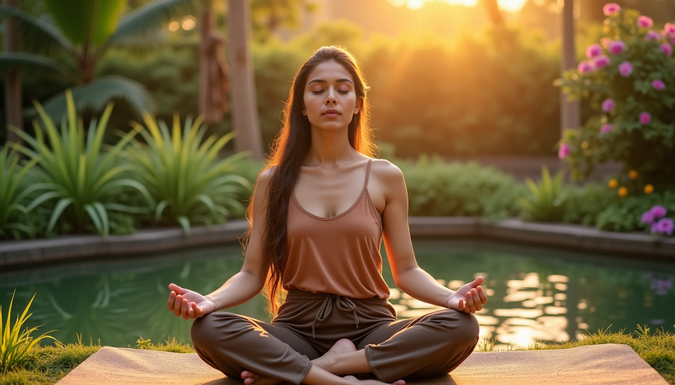 Illustration : inévitablement, des pensées surgiront. c'est la nature de — méditation : 7 étapes pour un esprit apaisé et clair